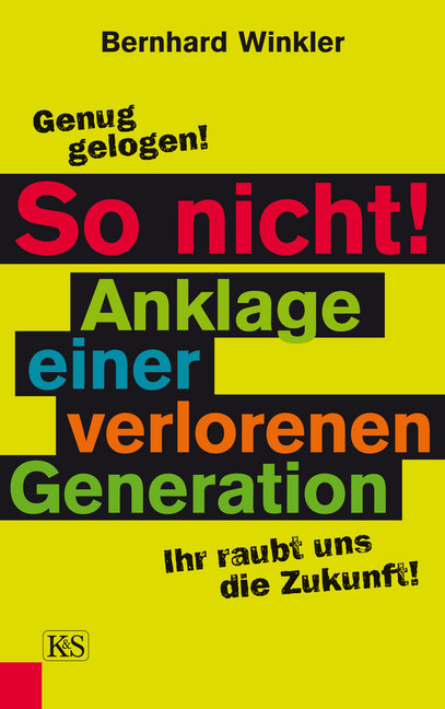 So nicht! Anklage einer verlorenen Generation main product photo