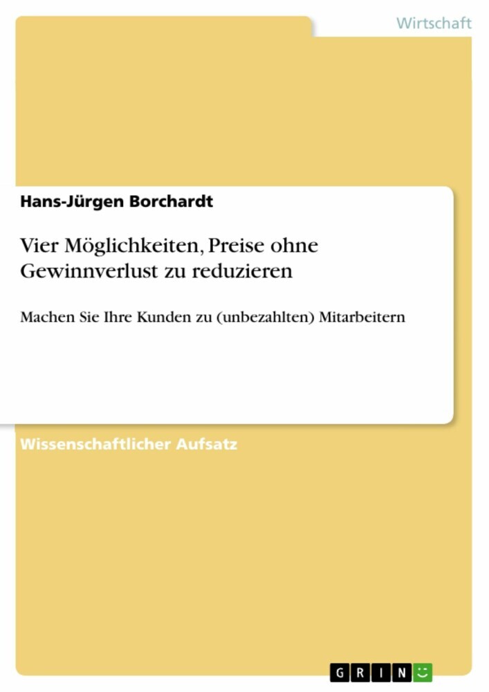 Vier Möglichkeiten, Preise ohne Gewinnverlust zu reduzieren main product photo