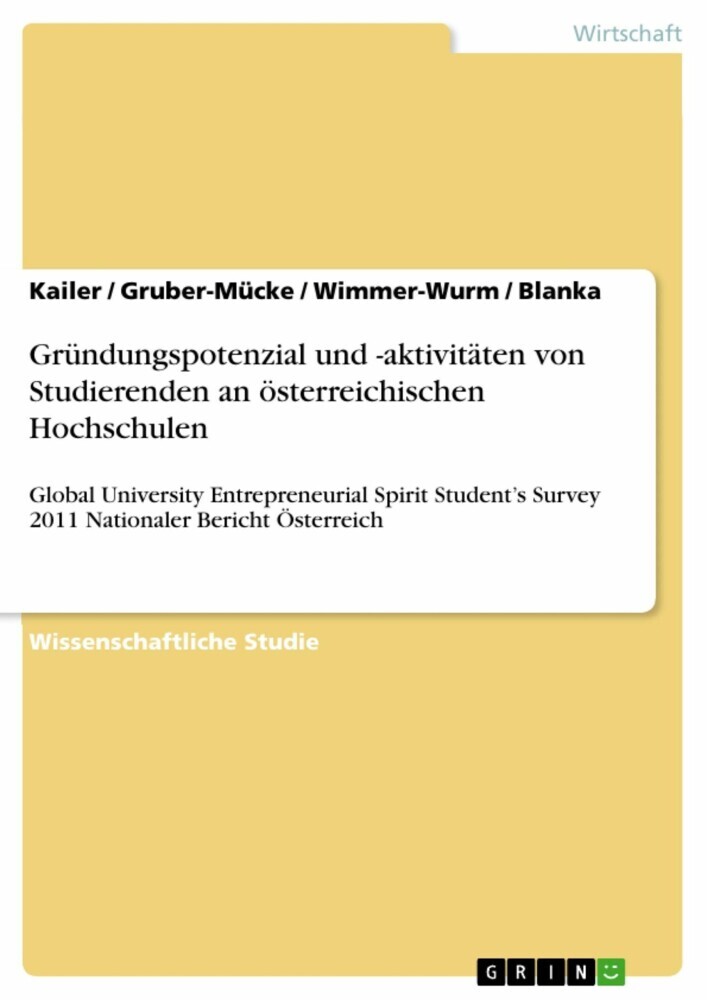 Gründungspotenzial und -aktivitäten von Studierenden an österreichischen Hochschulen main product photo