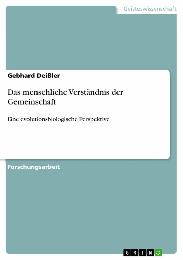 Das menschliche Verständnis der Gemeinschaft main product photo