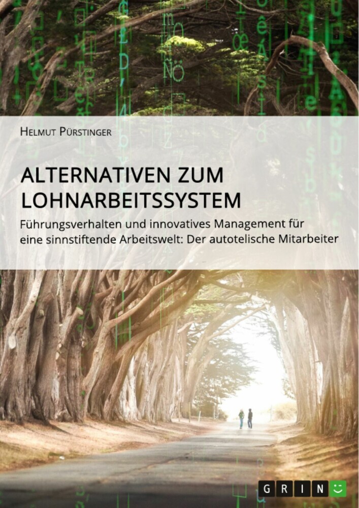 Alternativen zum Lohnarbeitssystem. Führungsverhalten und innovatives Management für eine sinnstiftende Arbeitswelt main product photo