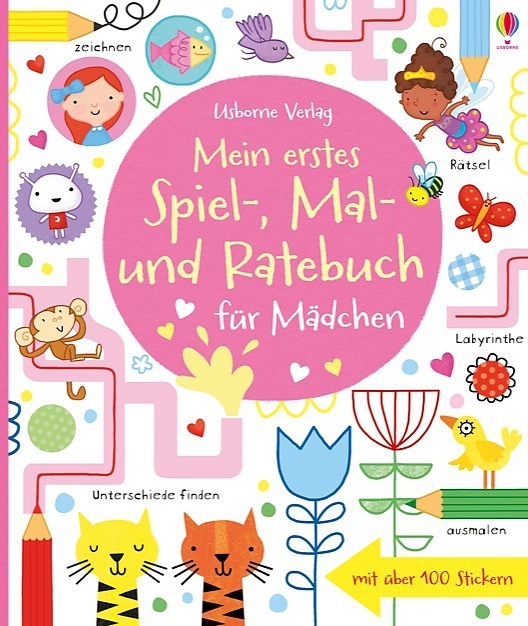 Mein erstes Spiel-, Mal- und Ratebuch für Mädchen main product photo