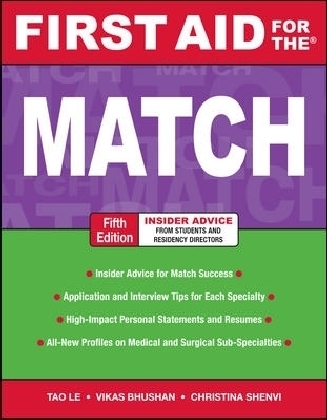 First Aid for the Match, Fifth Edition