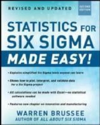 Statistics for Six Sigma Made Easy! Revised and Expanded Second Edition main product photo