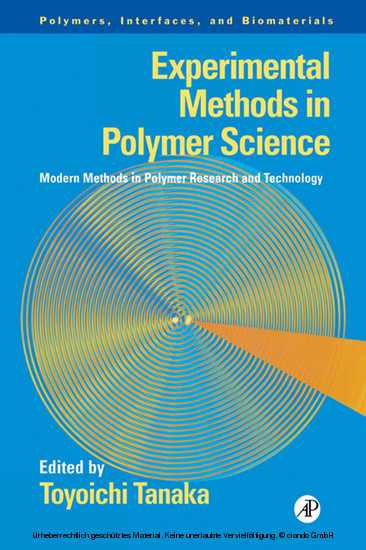 Experimental Methods in Polymer Science main product photo