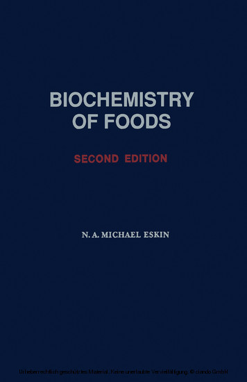 Biochemistry of Foods main product photo