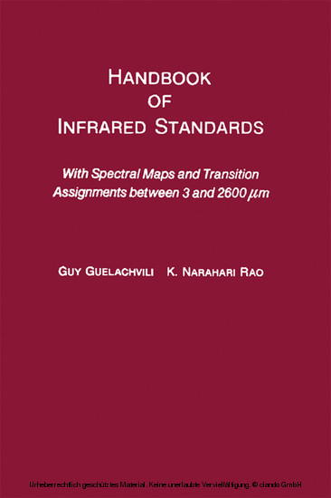 Handbook of Infrared Standards main product photo