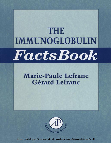 The Immunoglobulin FactsBook main product photo