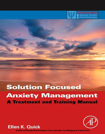 Solution Focused Anxiety Management main product photo
