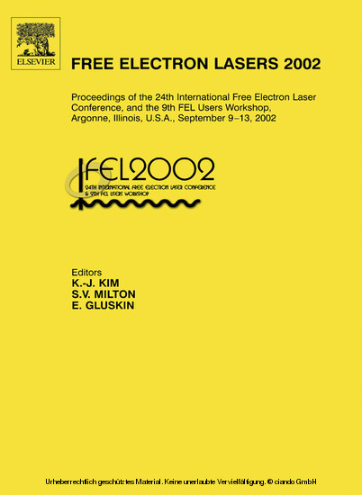 Free Electron Lasers 2002 main product photo