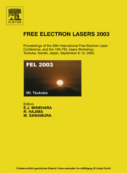 Free Electron Lasers 2003 main product photo