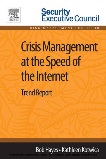 Crisis Management at the Speed of the Internet main product photo