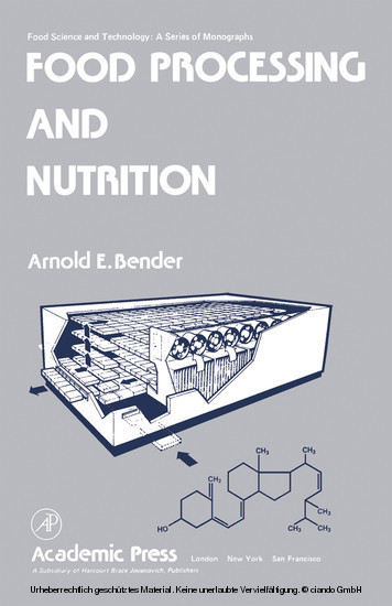 Food Processing and Nutrition main product photo