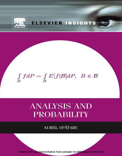 Analysis and Probability main product photo