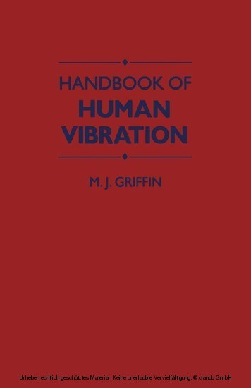 Handbook of Human Vibration main product photo