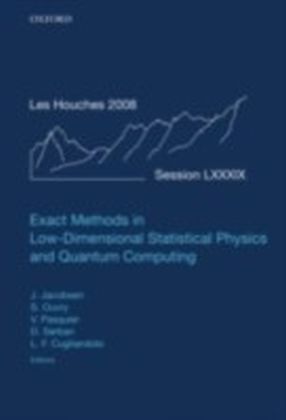 Exact Methods in Low-dimensional Statistical Physics and Quantum Computing Lecture Notes of the Les Houches Summer School