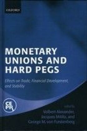 Monetary Unions and Hard Pegs Effects on Trade, Financial Development, and Stability