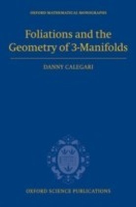 Foliations and the Geometry of 3-Manifolds main product photo