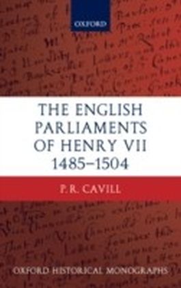 English Parliaments of Henry VII 1485-1504 main product photo