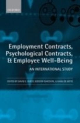Employment Contracts, Psychological Contracts, and Employee Well-Being An International Study