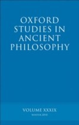Oxford Studies in Ancient Philosophy volume 39
