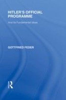 Hitler's Official Programme RLE Responding to Fascism main product photo
