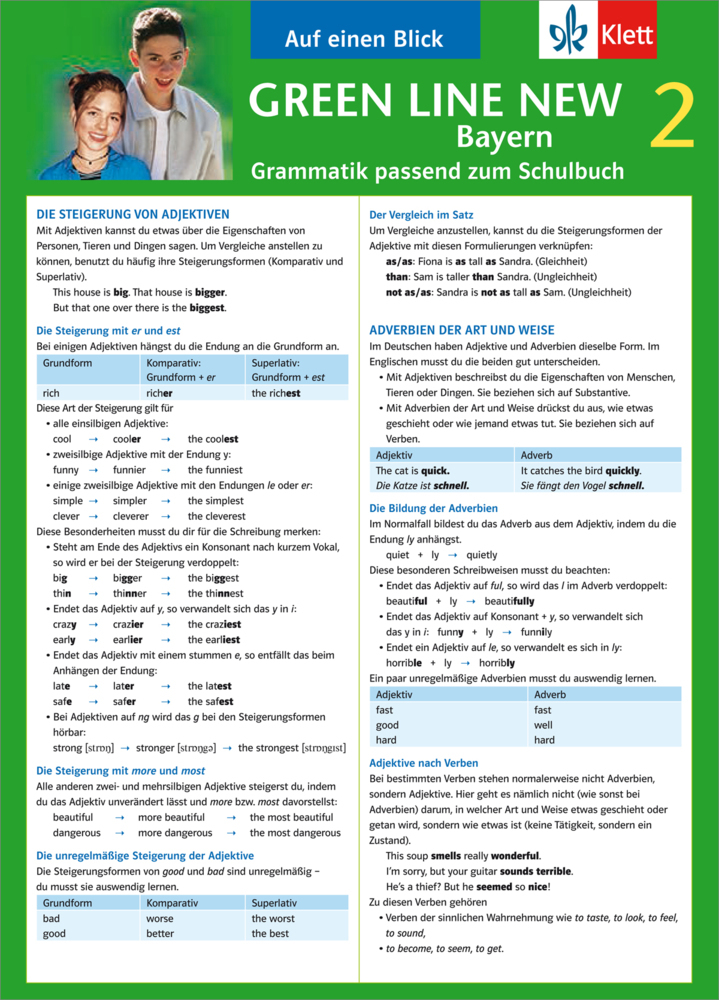 Auf einen Blick: Grammatik passend zum Schulbuch main product photo