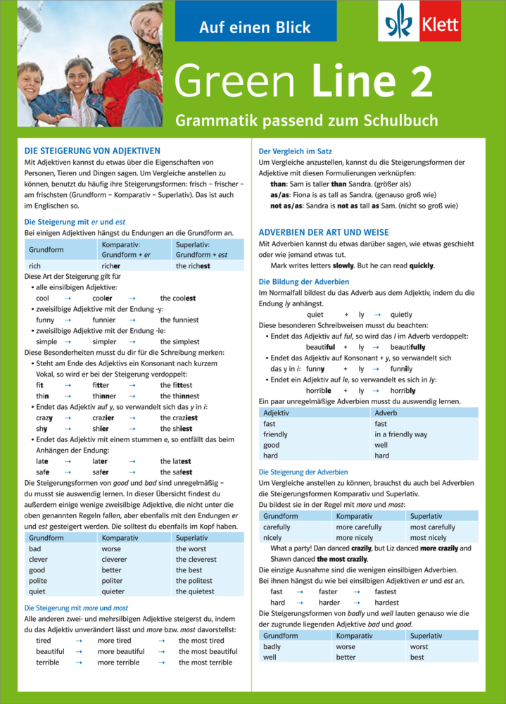 Auf einen Blick: Grammatik passend zum Schulbuch main product photo