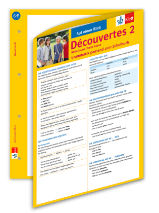 Découvertes 2. Série jaune und Série bleue - Auf einen Blick: Grammatik passend zum Schulbuch