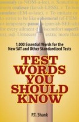 Test Words You Should Know main product photo
