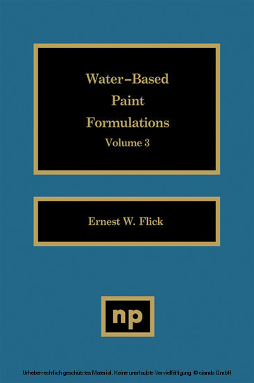 Water-Based Paint Formulations, Vol. 3 main product photo