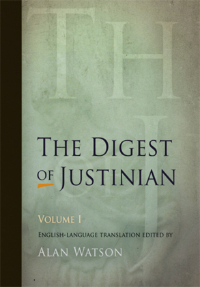 Digest of Justinian, Volume 1