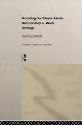 Modelling the Stress-Strain Relationship in Work Settings