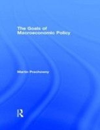 Goals of Macroeconomic Policy