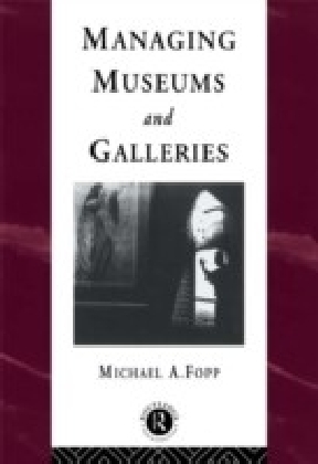 Managing Museums and Galleries main product photo