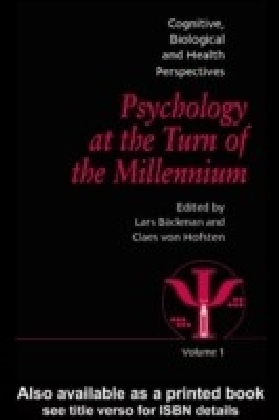 Psychology at the Turn of the Millennium, Volume 1