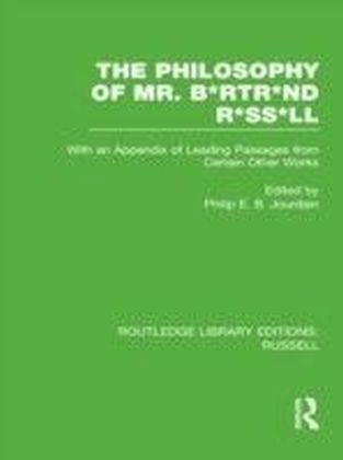 Philosophy of Mr. B rtr nd R ss ll