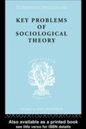 Key Problems of Sociological Theory main product photo