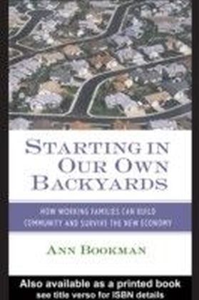 Starting in Our Own Backyards
