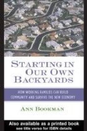 Starting in Our Own Backyards