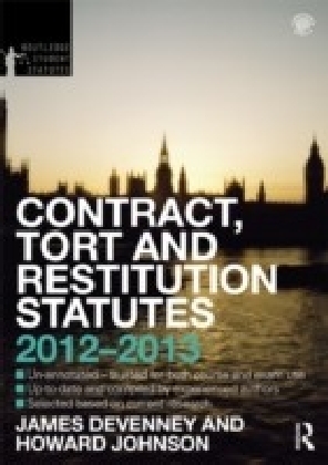 Contract, Tort and Restitution 2012-2013