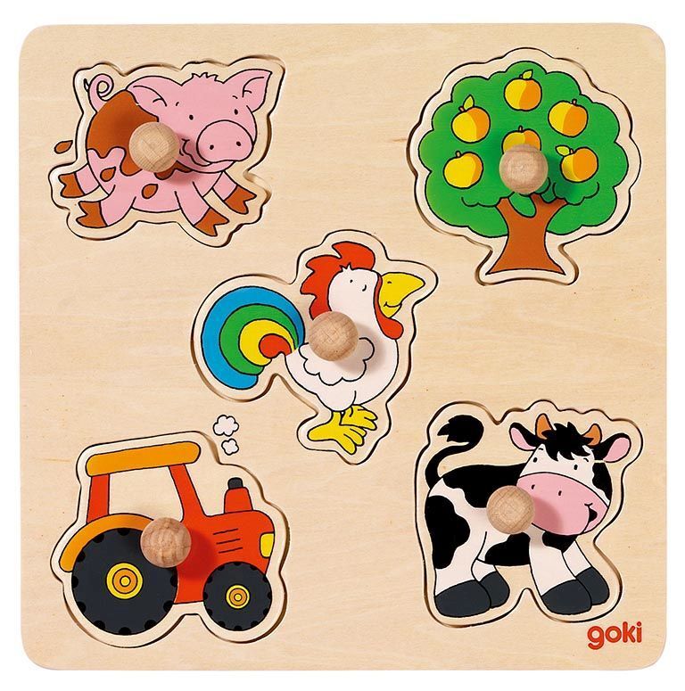 Steckpuzzle Auf dem Land (Holzpuzzle) main product photo