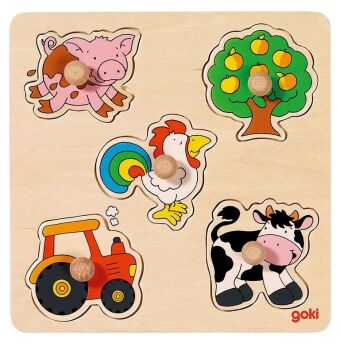 Steckpuzzle Auf dem Land (Holzpuzzle)