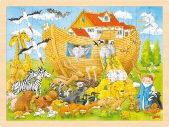 Einlegepuzzle Einzug in die Arche Noah (Holzpuzzle)