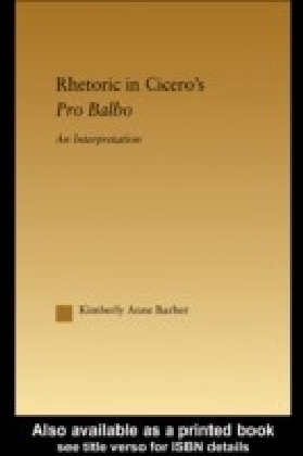 Rhetoric in Cicero's Pro Balbo
