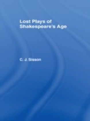 Lost Plays of Shakespeare S a Cb