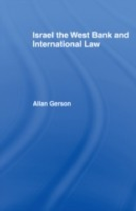Israel the West Bank and International Law main product photo