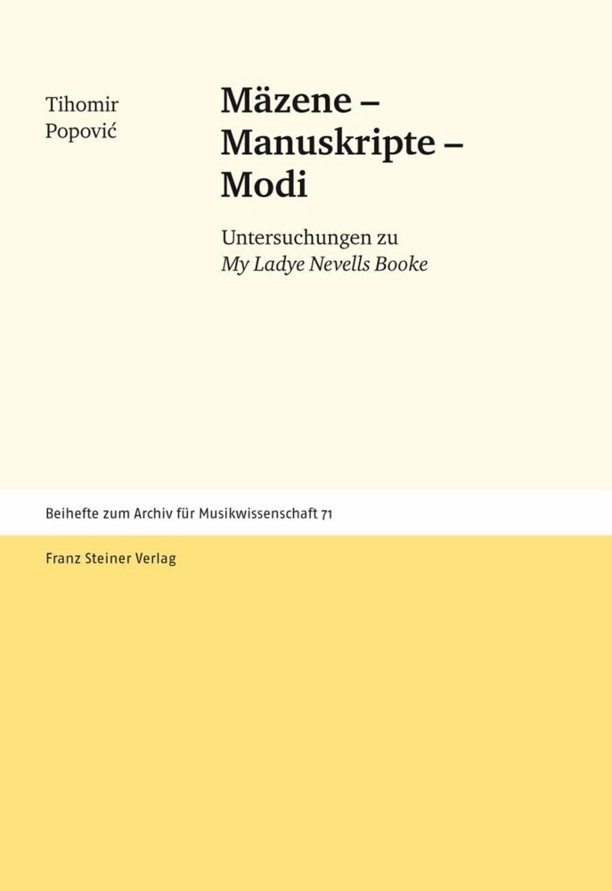 Mäzene - Manuskripte - Modi main product photo
