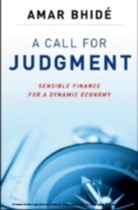Call for Judgment Sensible Finance for a Dynamic Economy
