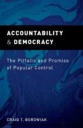 Accountability and Democracy The Pitfalls and Promise of Popular Control main product photo